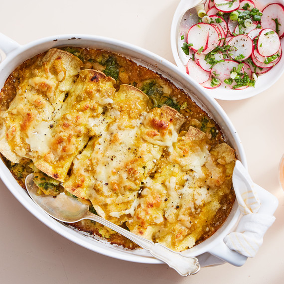 veggie enchiladas with radishes on the side veggie enchiladas with radishes on the side