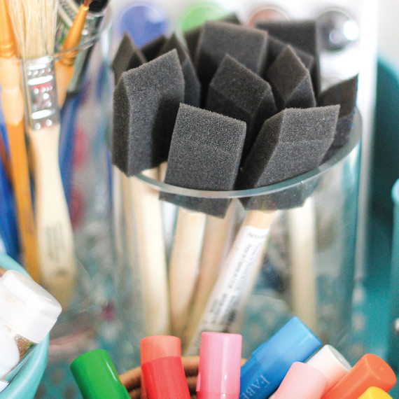 paint brushes and markers paint brushes and markers