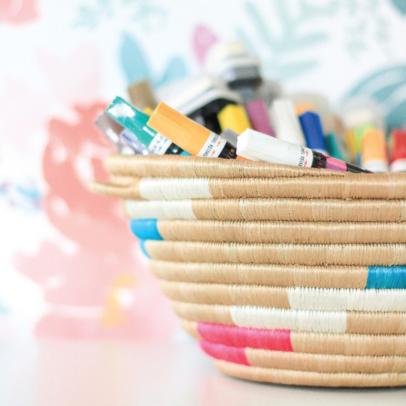 markers in basket markers in basket