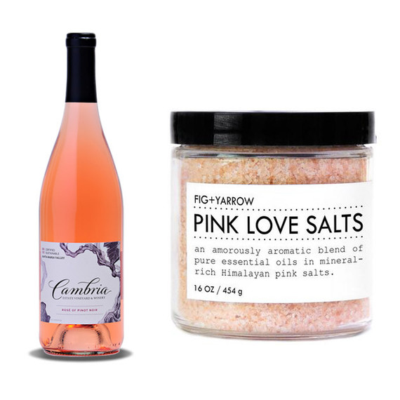 Cambria Winery Santa Maria Valley Rosé Fig + Yarrow Pink Love Bath Salts Cambria Winery Santa Maria Valley Rosé Fig + Yarrow Pink Love Bath Salts