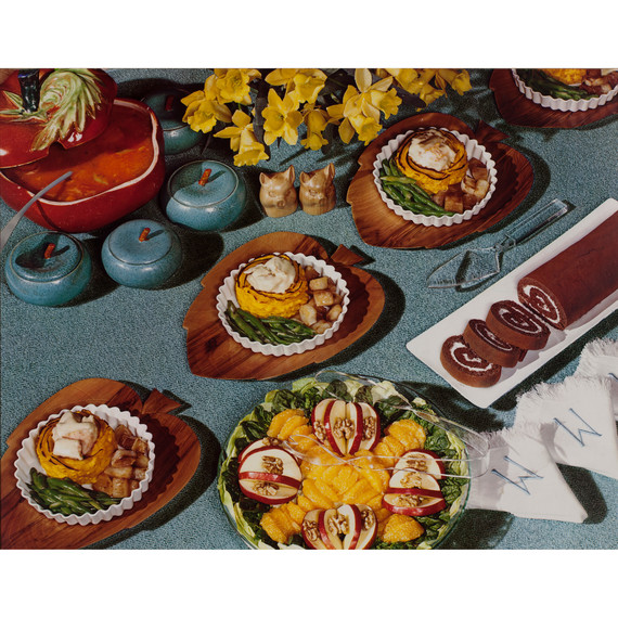 Nickolas Muray, Food Spread, Daffodils, McCall’s magazine, ca. 1946; from Feast for the Eyes (Aperture, 2017) food-spread-daffodils-mccalls-magazine-1946