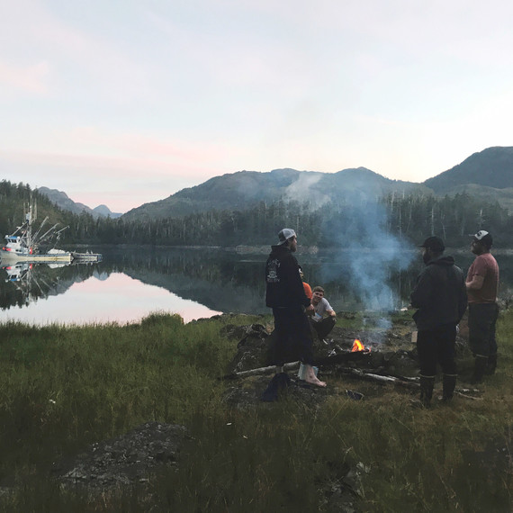 campfire on shore campfire on shore