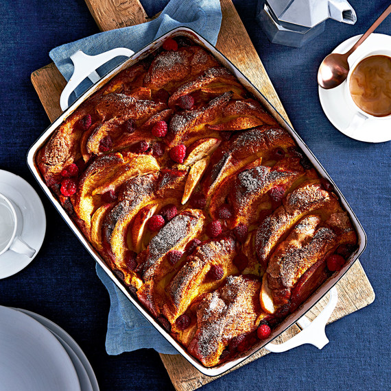 pear raspberry baked french toast pear raspberry baked french toast