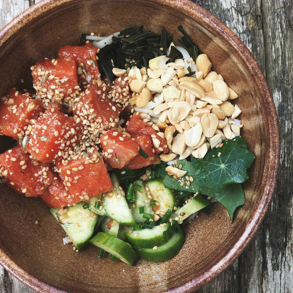 salmon poke bowl salmon poke bowl