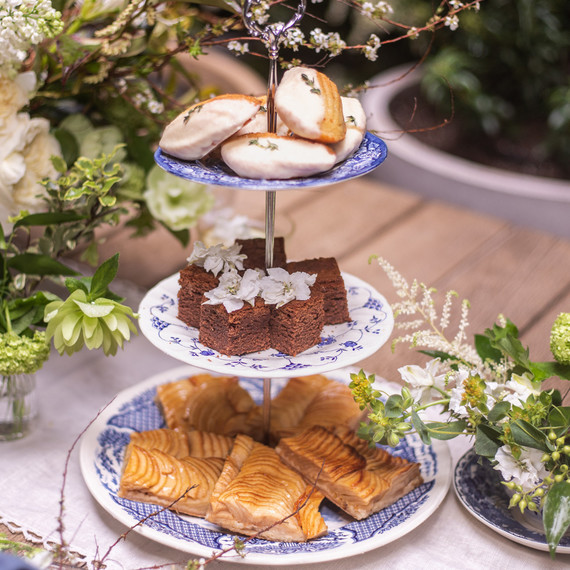elisa marshall mothers day desserts on three tier stand elisa marshall mothers day desserts on three tier stand