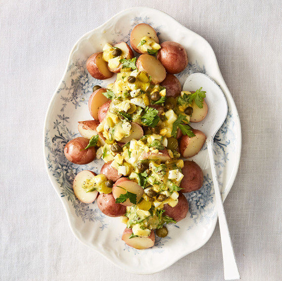 gribiche and steamed potatoes gribiche and steamed potatoes