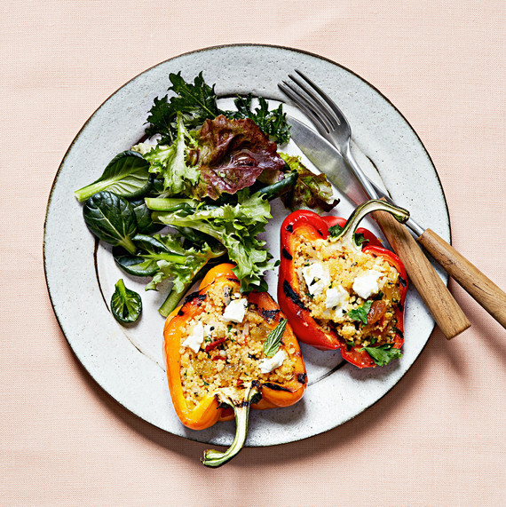 grilled vegetarian stuffed peppers grilled vegetarian stuffed peppers