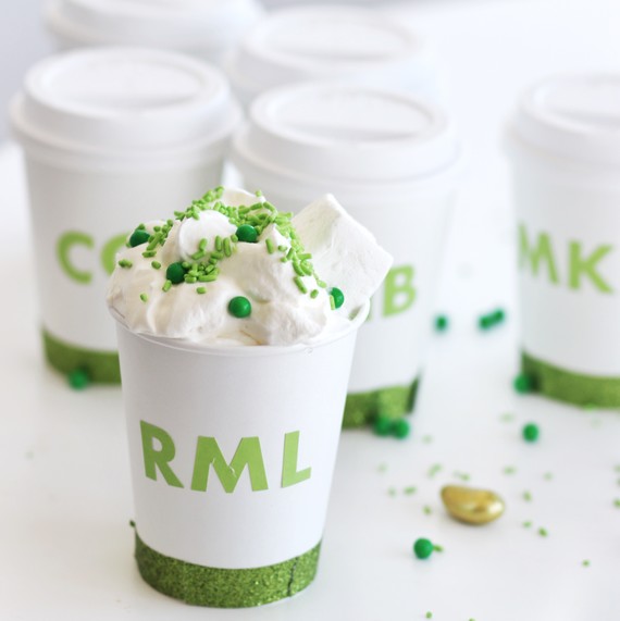 St. Patrick's Day Irish coffee cup-to-go St. Patrick's Day Irish coffee cup-to-go