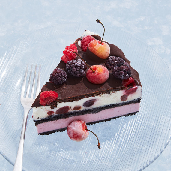 berries cherries ice cream cake berries cherries ice cream cake