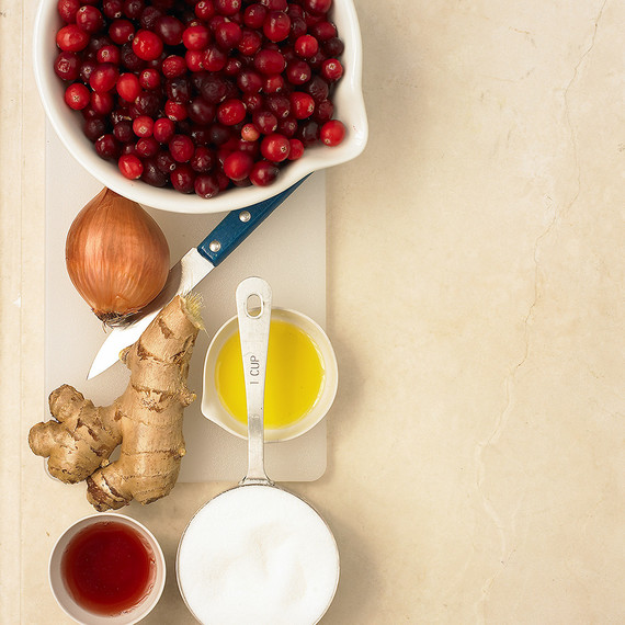 measured ingredients for cranberry dish measured ingredients for cranberry dish