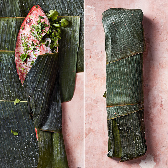 fish banana leaf technique fish banana leaf technique
