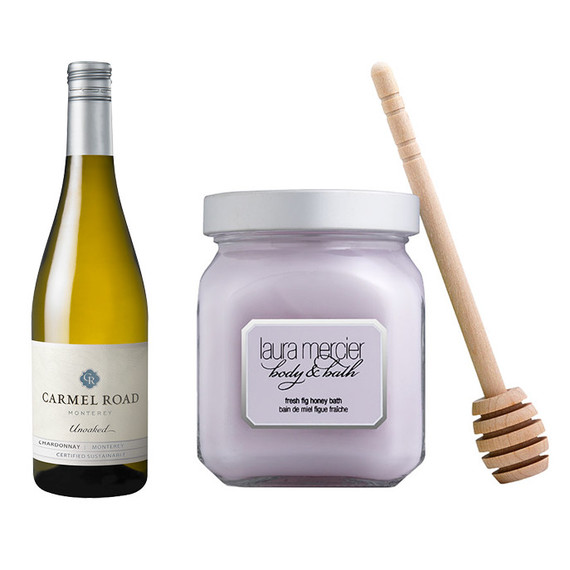 Carmel Road Unoaked Chardonnay Laura Mercier Fresh Fig Honey Bath