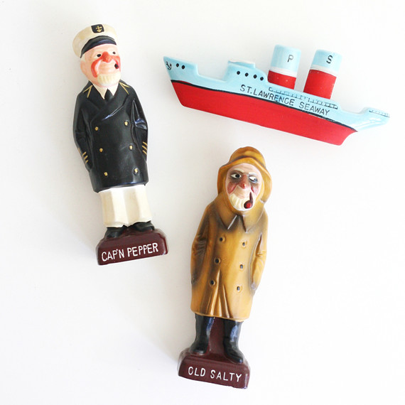 sea vintage salt and pepper shakers sea vintage salt and pepper shakers
