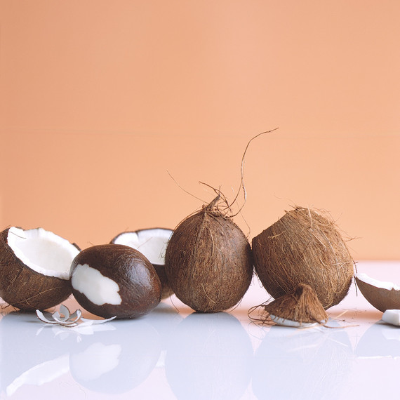 cut sliced whole coconuts cut sliced whole coconuts