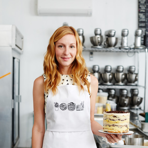 Milk Bar pastry chef Christina Tosi in the kitchen Milk Bar pastry chef Christina Tosi in the kitchen