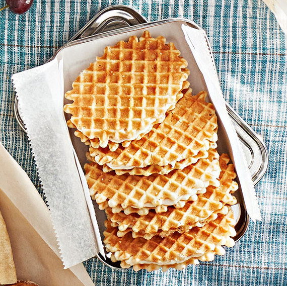 butter-waffle cookies and mascarpone butter-waffle cookies and mascarpone