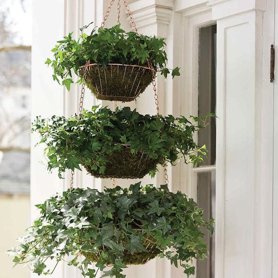 landscaping trends stacked basket planters landscaping trends stacked basket planters
