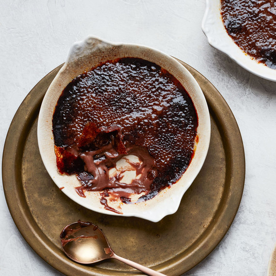 No-Bake Chocolate-Eggnog Crème Brûlée No-Bake Chocolate-Eggnog Crème Brûlée