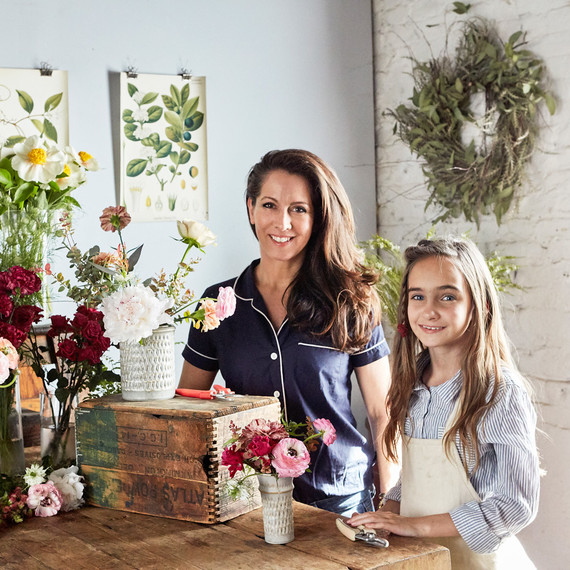 ingrid and stella carozzi arranging flowers ingrid and stella carozzi arranging flowers