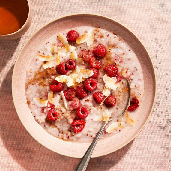coconut raspberry breakfast pudding coconut raspberry breakfast pudding