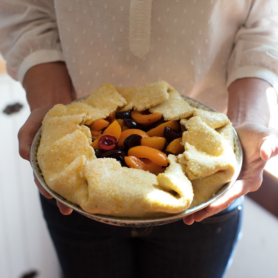 apricot cherry pie prepping apricot cherry pie prepping