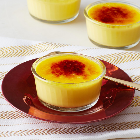 bruleed saffron custards bruleed saffron custards