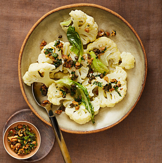 steamed cauliflower walnut vinaigrette steamed cauliflower walnut vinaigrette