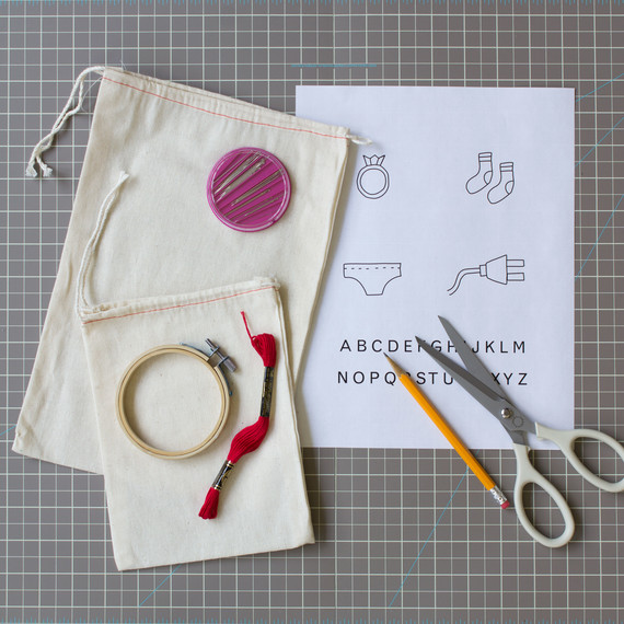 embroidered travel bags diy gifts materials embroidered travel bags diy gifts materials