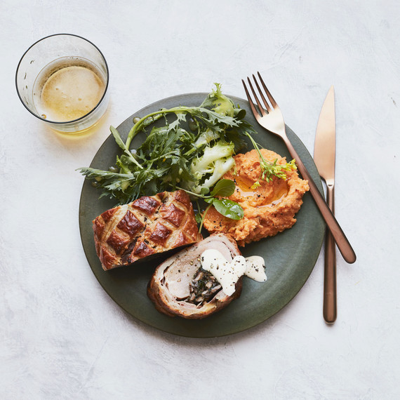 peppery greens with meyer lemon dressing and pork wellington peppery greens with meyer lemon dressing and pork wellington