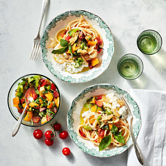 bucatini with roasted and fresh tomatoes bucatini with roasted and fresh tomatoes