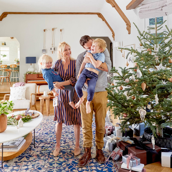 emily henderson with family and christmas decor emily henderson with family and christmas decor