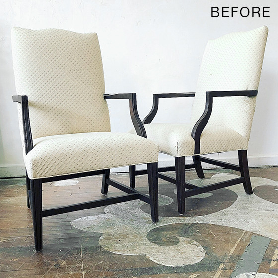 furniture makeover before slipper chairs furniture makeover before slipper chairs