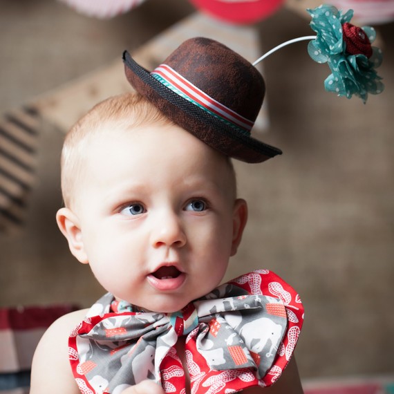 vintage circus kids birthday party portrait vintage circus kids birthday party portrait