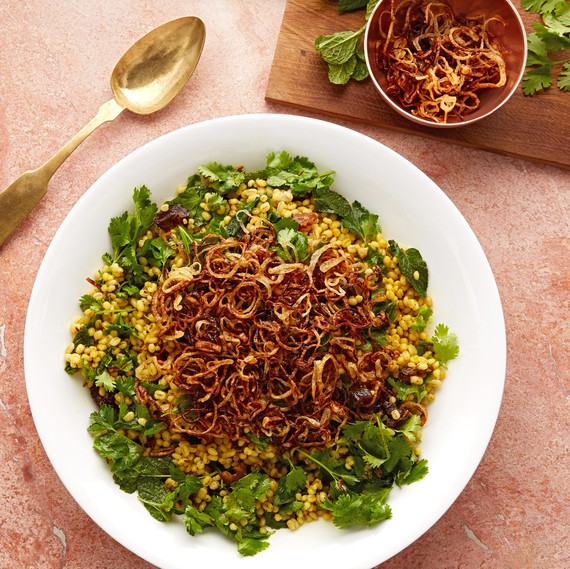 herbed barley salad with dates herbed barley salad with dates