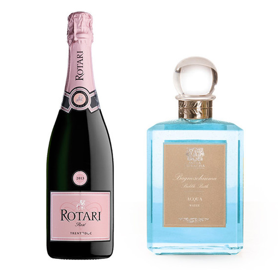 Rotari Rose Sparkling Wine Antica Farmacista Acqua Bubble Bath Rotari Rose Sparkling Wine Antica Farmacista Acqua Bubble Bath