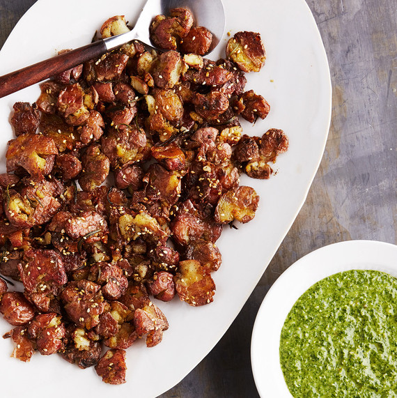 zaatar smashed potatoes zaatar smashed potatoes