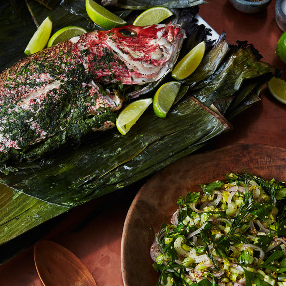 grilled fish banana leaf grilled fish banana leaf