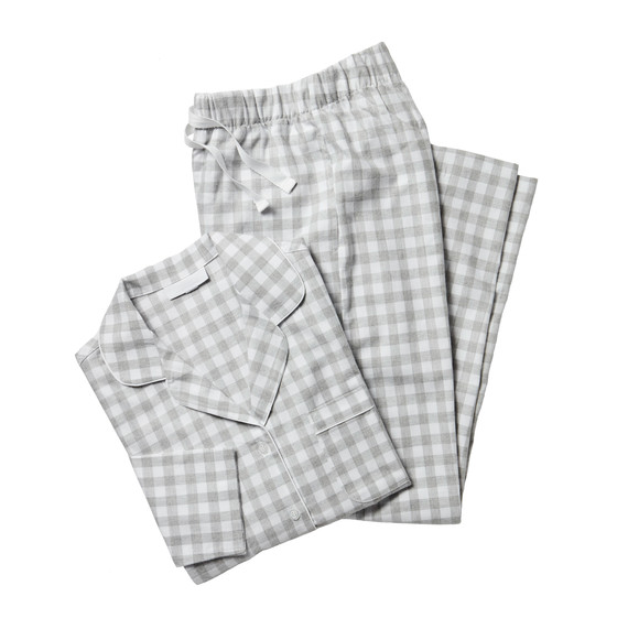 brushed cotton gingham pajama set gift brushed cotton gingham pajama set gift