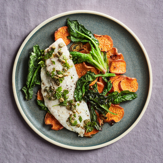 sea bass with sweet potatoes spinach and salsa rustica sea bass with sweet potatoes spinach and salsa rustica