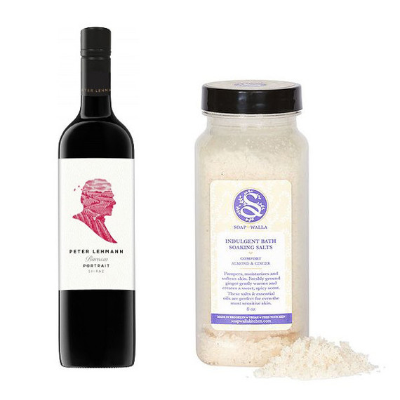 Peter Lehmann Portrait Shiraz Soapwalla Comfort Indulgent Bath Soaking Salts Peter Lehmann Portrait Shiraz Soapwalla Comfort Indulgent Bath Soaking Salts