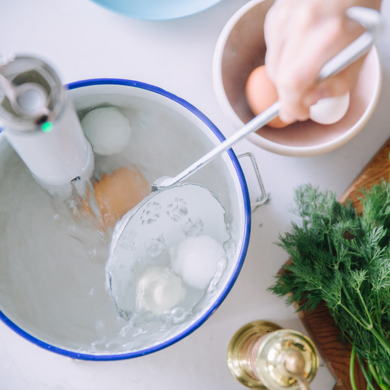 Sous vide eggs Sous vide eggs