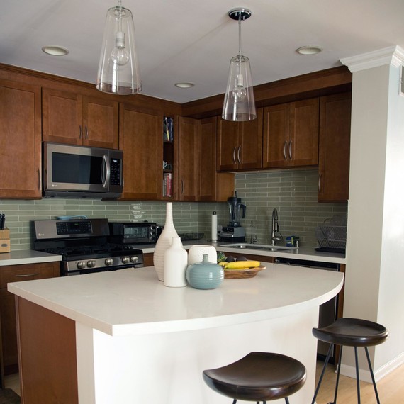 Polished Counters and Sea Foam Tones