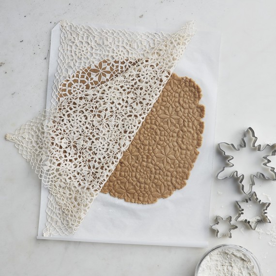 lace snowflake cookies lace snowflake cookies