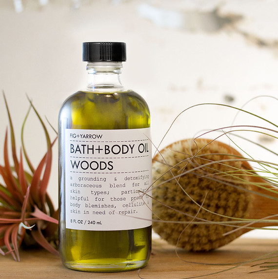 Fig and Yarrow bath and body oil woods Fig and Yarrow bath and body oil woods