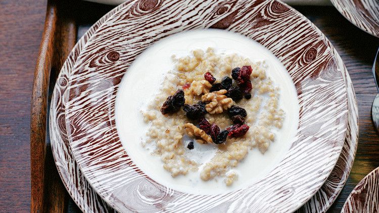 Porridge with Dried Fruits and Nuts image
