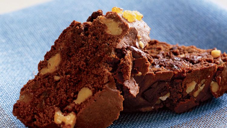 Double Dark-Chocolate and Ginger Biscotti_image