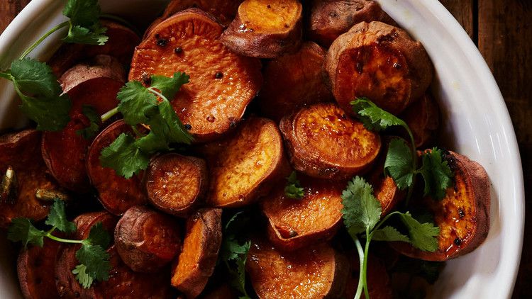 Cardamom-Scented Sweet Potato Rounds with Cilantro_image