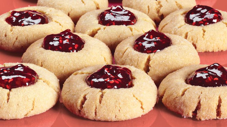Peanut Butter and Jelly Thumbprints image