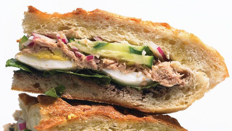 Tuna Nicoise Sandwich image