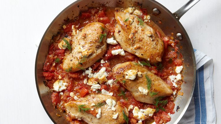 Chicken with Tomatoes and Feta_image